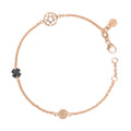 Bron Joy Armband (8AR4004CBRZK) aus Roségold mit Diamant und Saphir