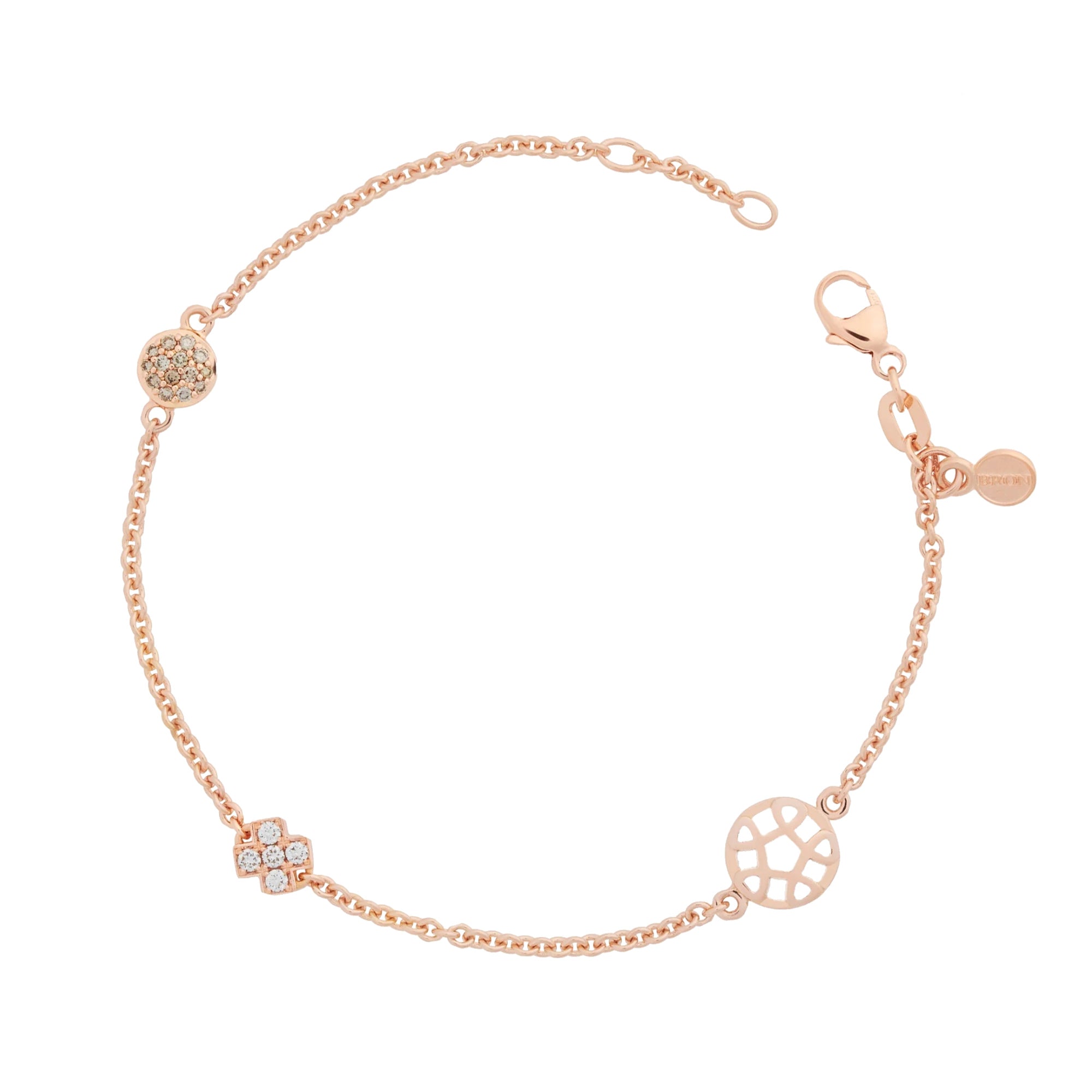 Bron Joy Armband (8AR4004MBRCBR) aus Roségold mit Diamant