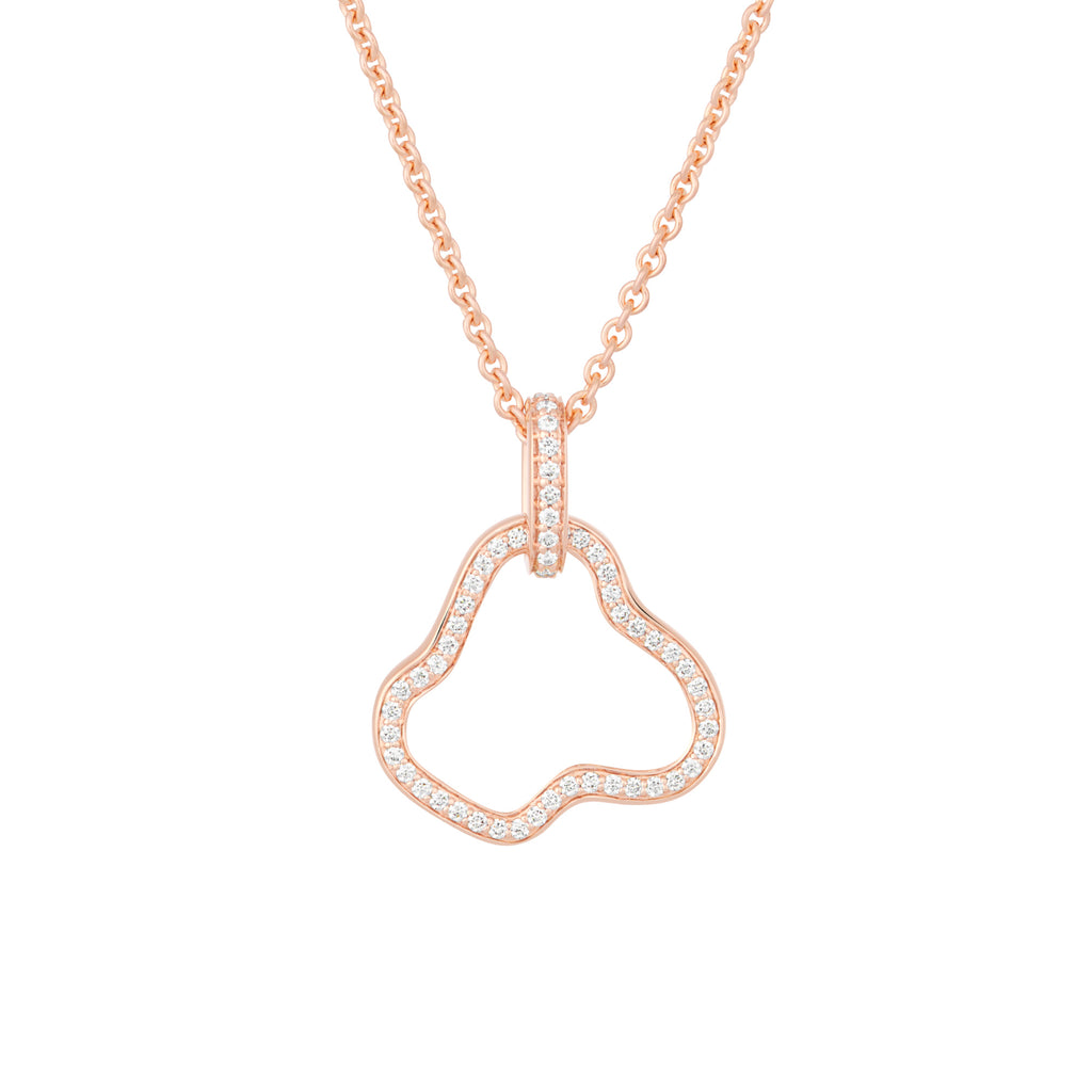 Bron Joy Cloud Anhänger (8HR3455BR) aus Roségold mit Diamant