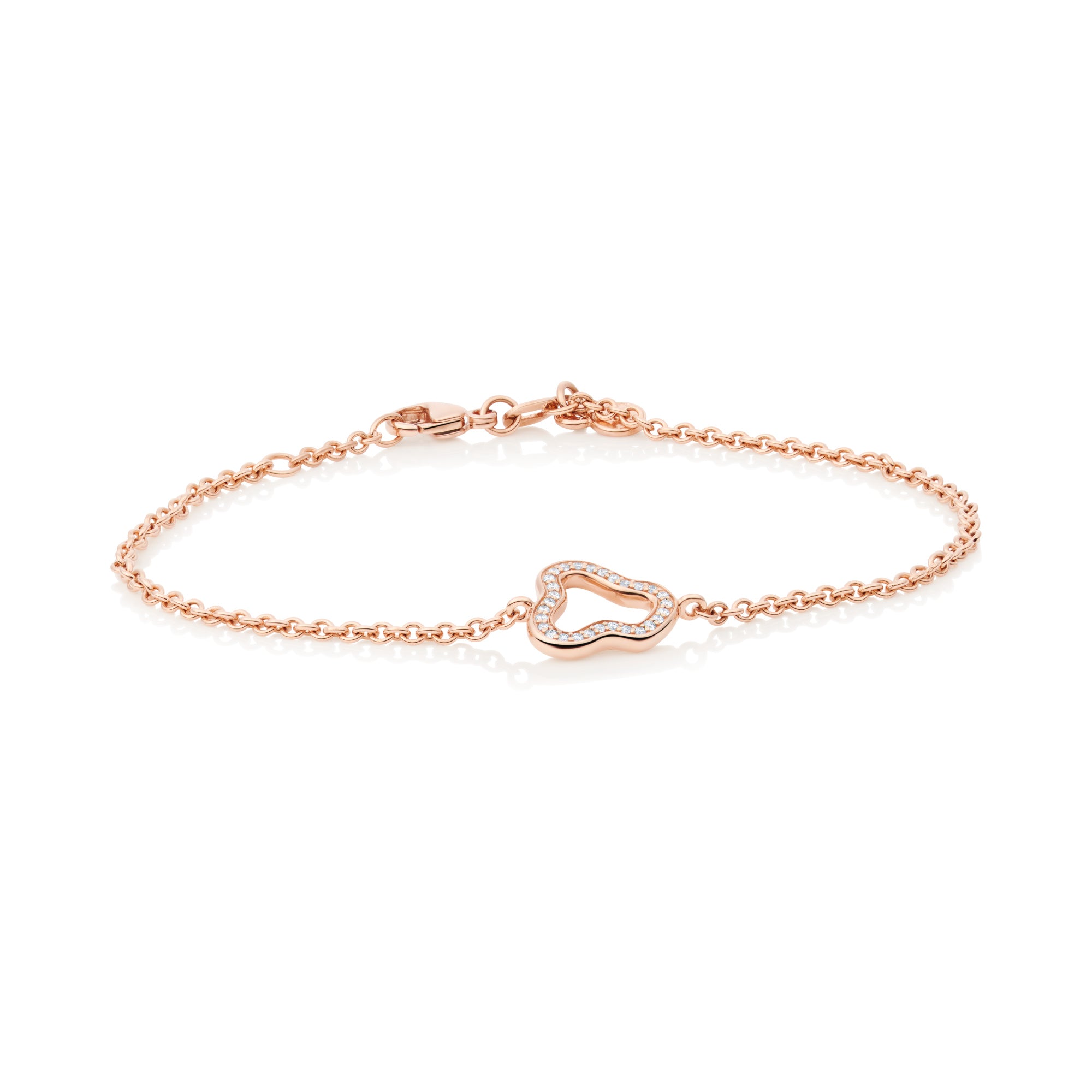 Bron Joy Cloud Armband (8AR4047BR) aus Roségold mit Diamant