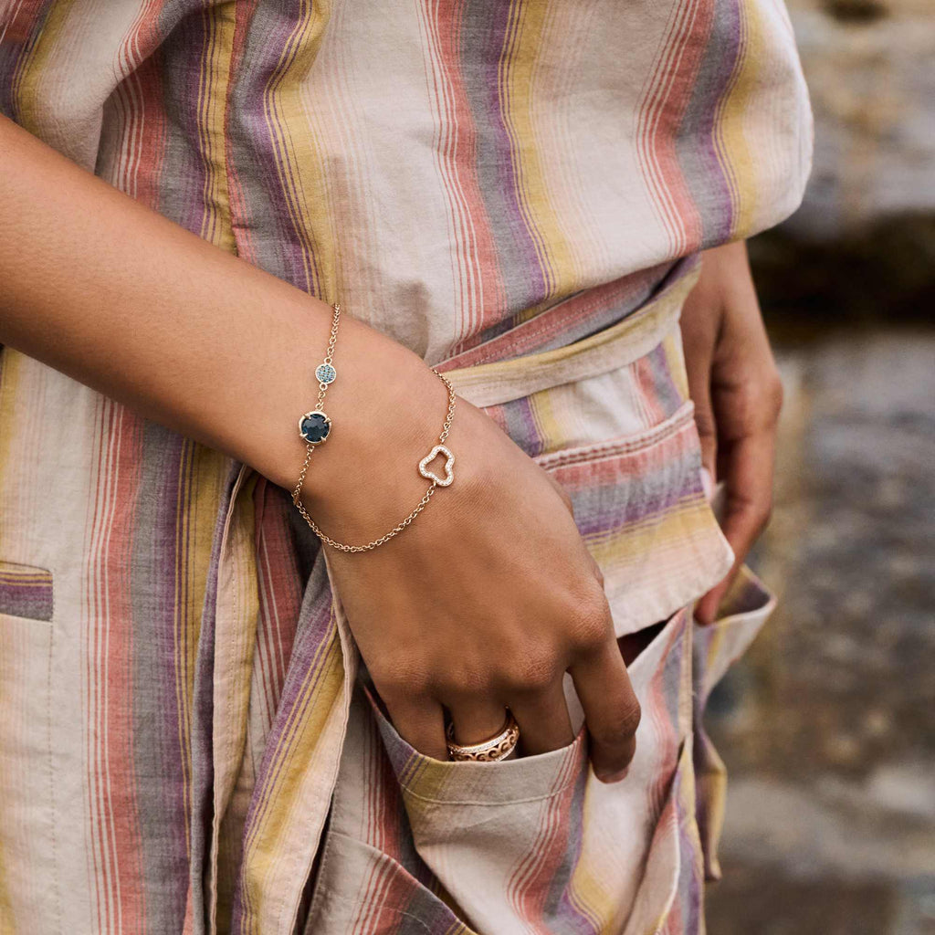 Bron Joy Cloud Armband (8AR4047BR) aus Roségold mit Diamant