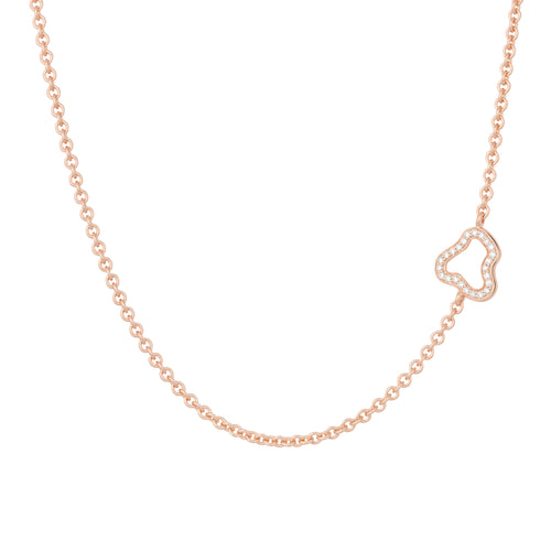 Bron Joy Cloud Halskette (8CR445645BR) aus Roségold mit Diamant