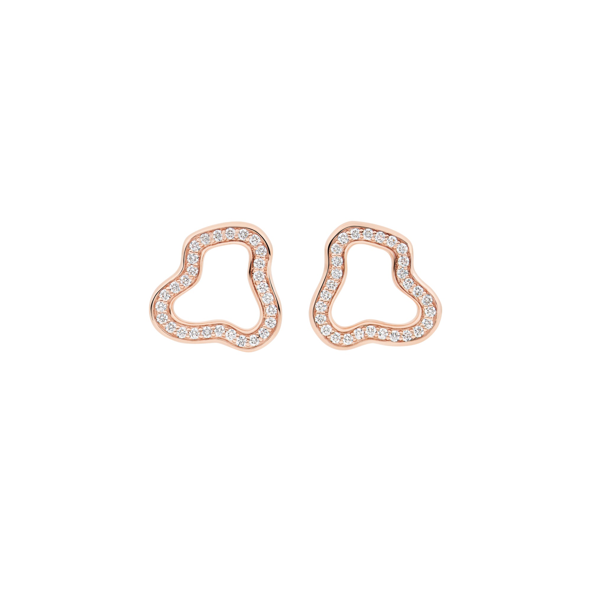 Bron Joy Cloud Ohrschmuck (8OR4919BR) aus Roségold mit Diamant
