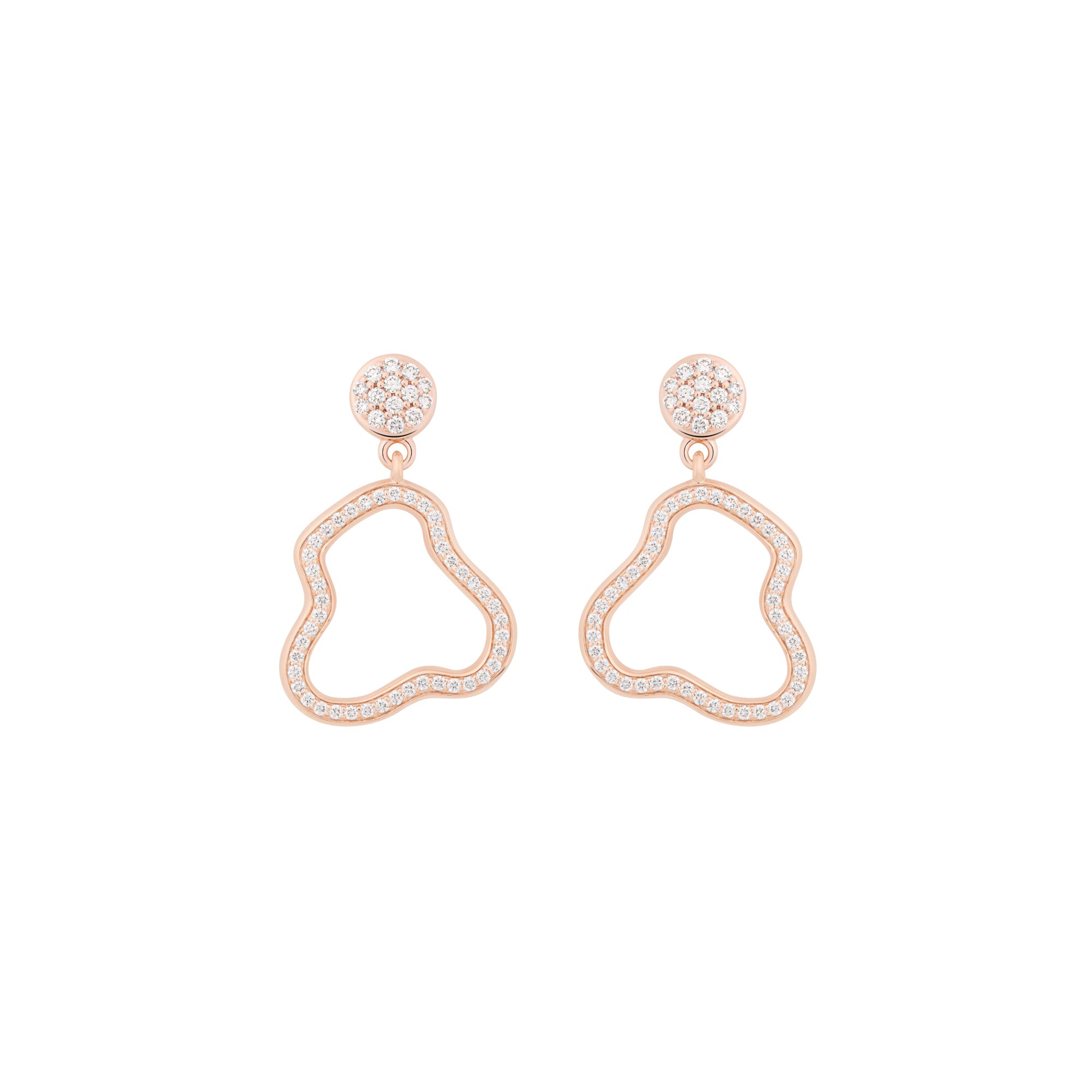Bron Joy Cloud Ohrschmuck (8OR4921BR) aus Roségold mit Diamant