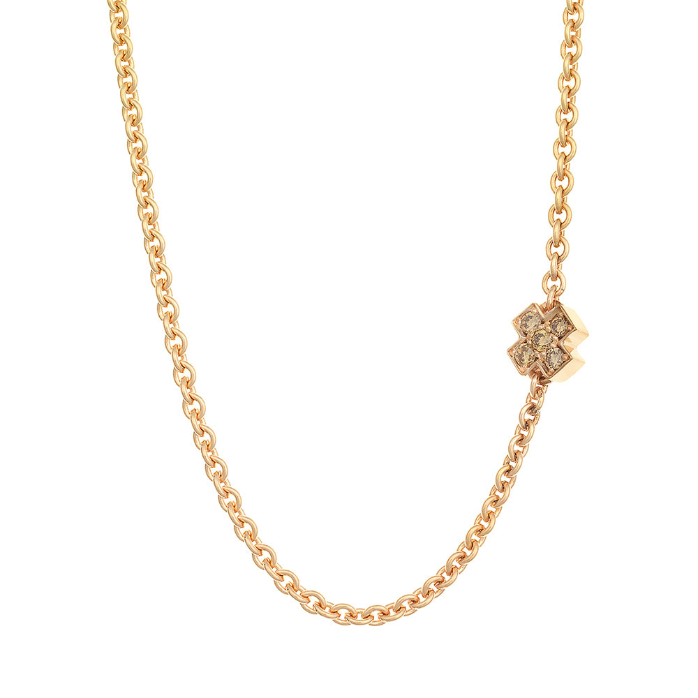 Bron Joy Halskette (8CR440145CBR) aus Roségold mit Diamant