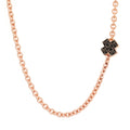 Bron Joy Halskette (8CR440145ZK) aus Roségold mit Saphir