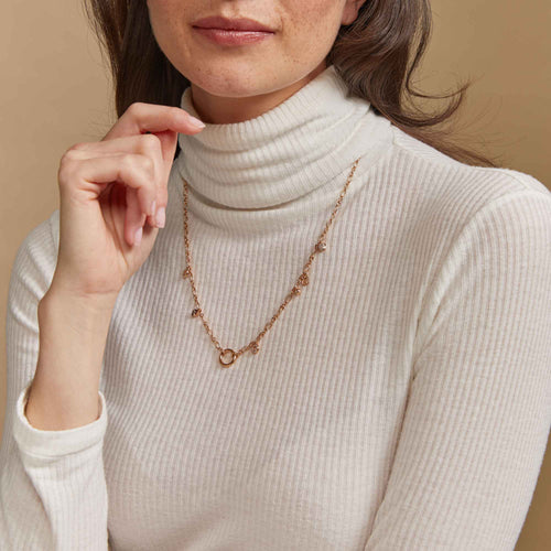 Bron Joy Halskette - 8CR443555BRX/1 (1) aus Roségold mit Diamant