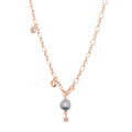 Bron Joy Halskette (8CR444490AKB9BR) aus Roségold mit Diamant