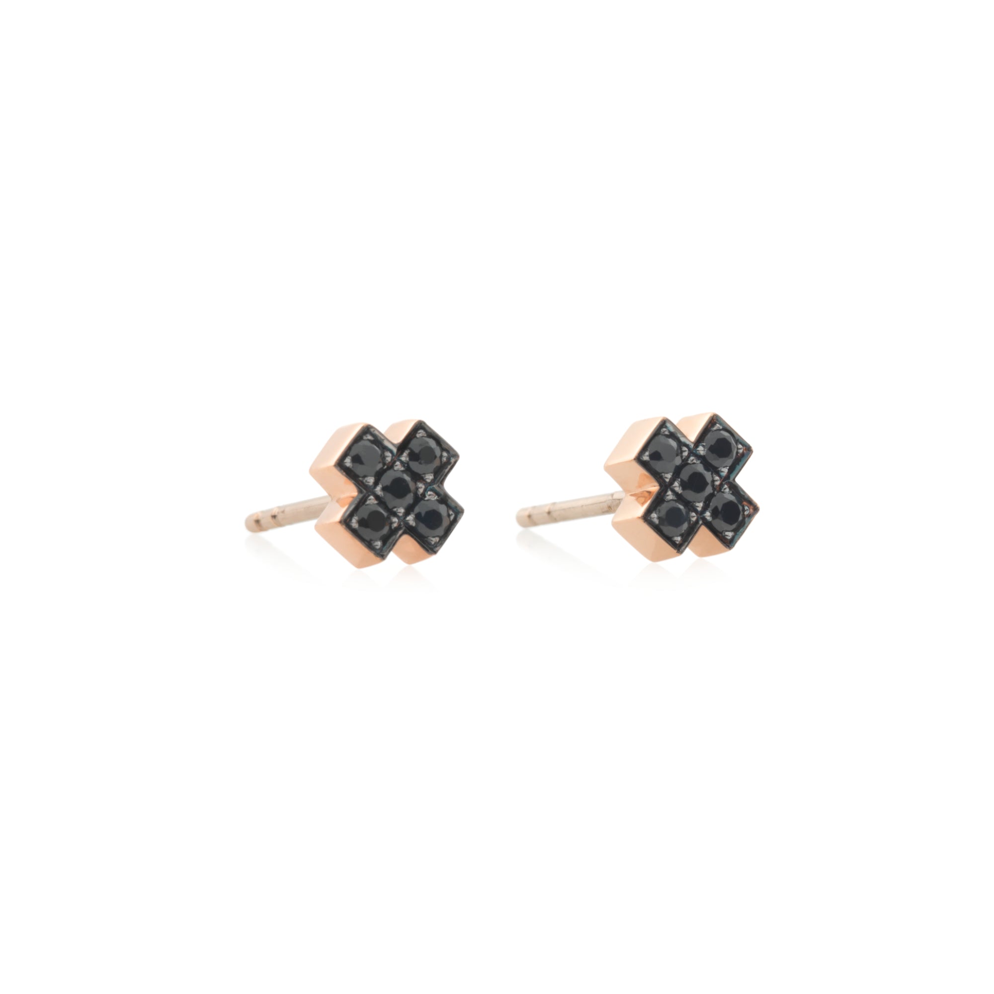 Bron Joy Ohrstecker (8OR4805ZK) aus Roségold mit Saphir