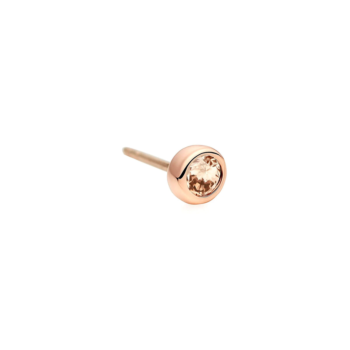 Bron Confetti Ohrstecker (8OR4877CBR) aus Roségold mit Diamant