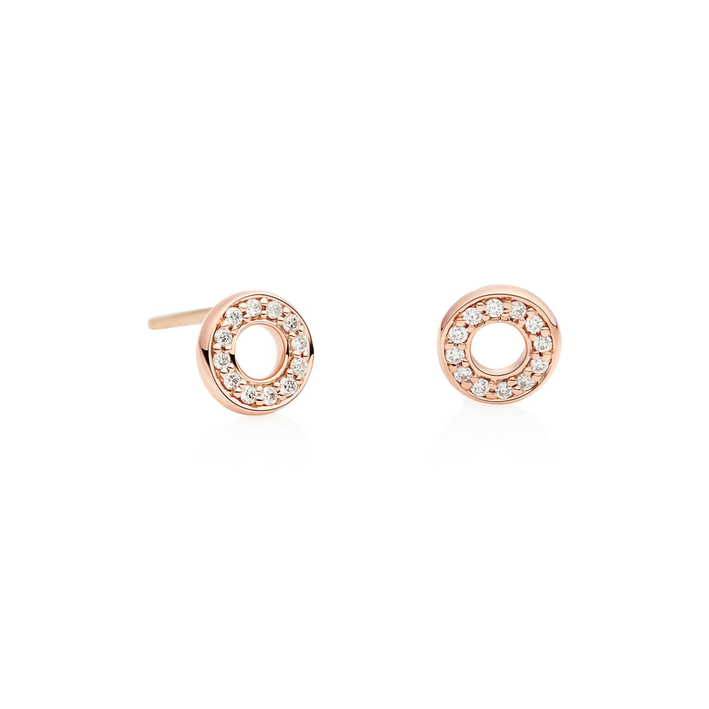 Bron Joy Ohrstecker (8OR4880BR) aus Roségold mit Diamant