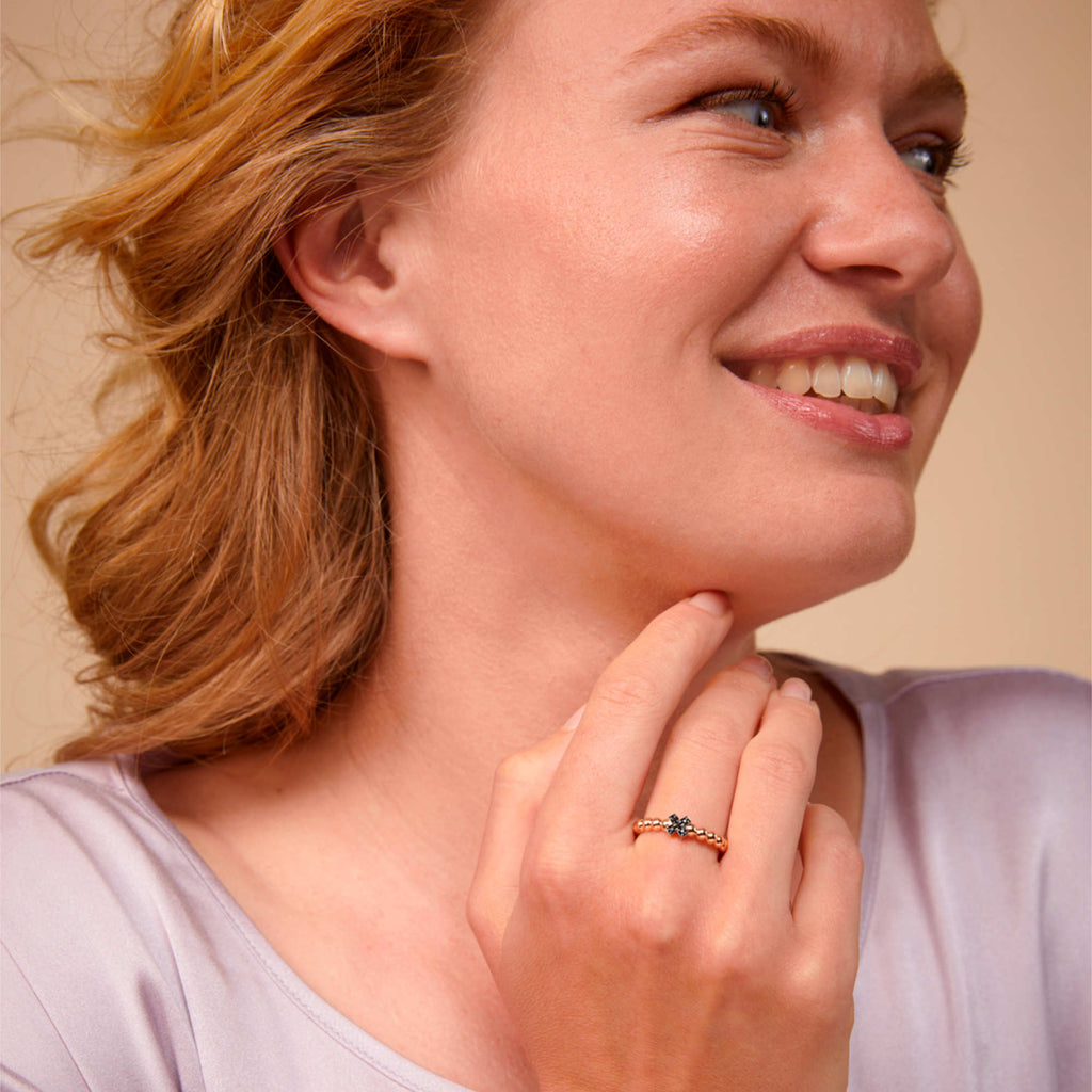 Bron Joy Ring (8RR4746IBR) aus Roségold mit Diamant