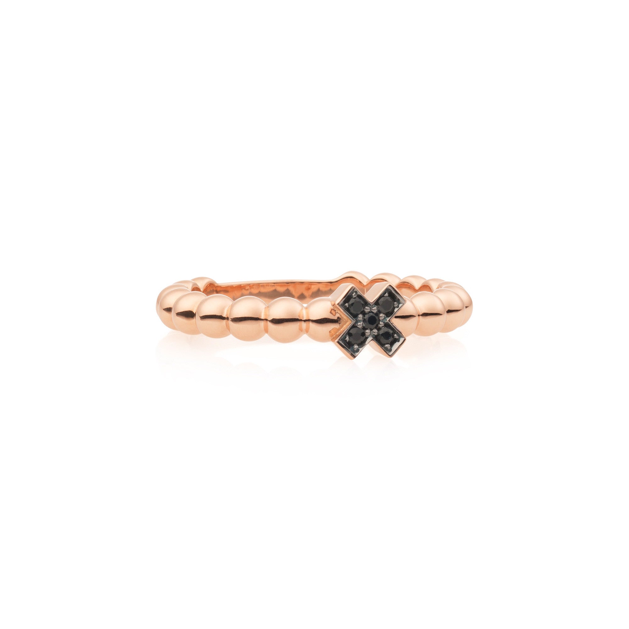 Bron Joy Ring (8RR4746ZK) aus Roségold mit Saphir