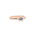 Bron Joy Ring (8RR4828CSBR) aus Roségold mit Diamant und Saphir