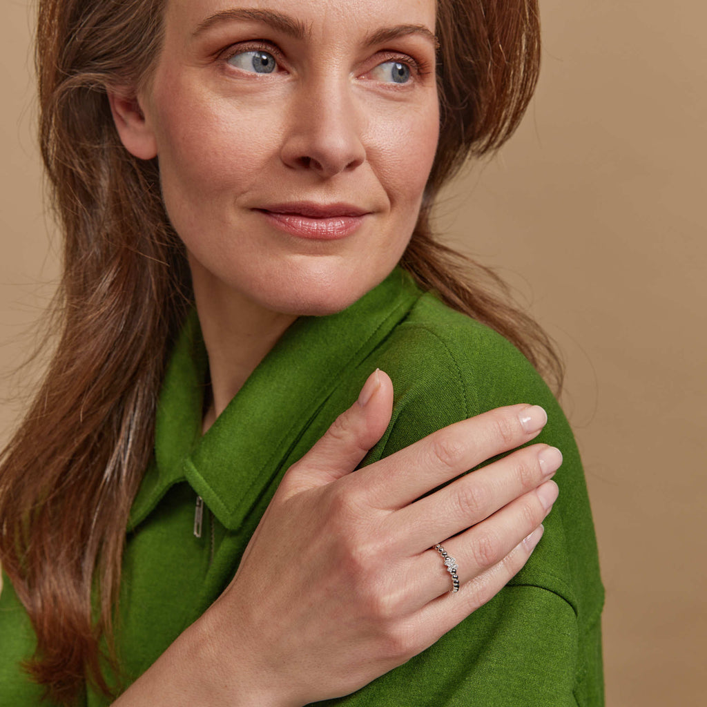 Bron Joy Ring (8RW4746BR) aus Weißgold mit Diamant