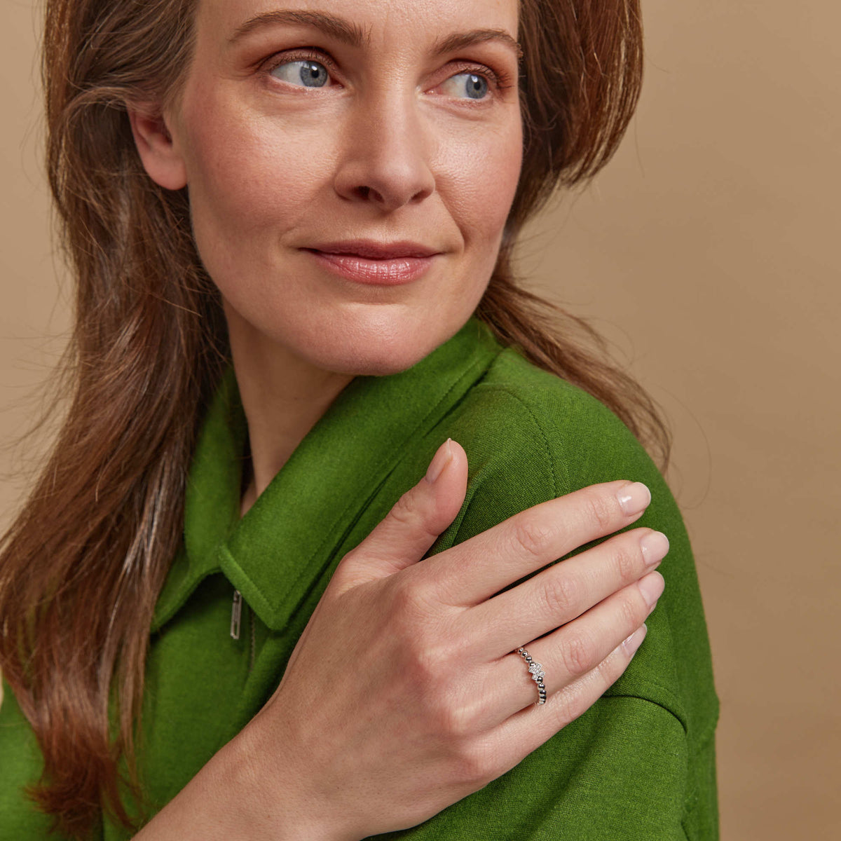 Bron Joy Ring (8RW4746BR) aus Weißgold mit Diamant