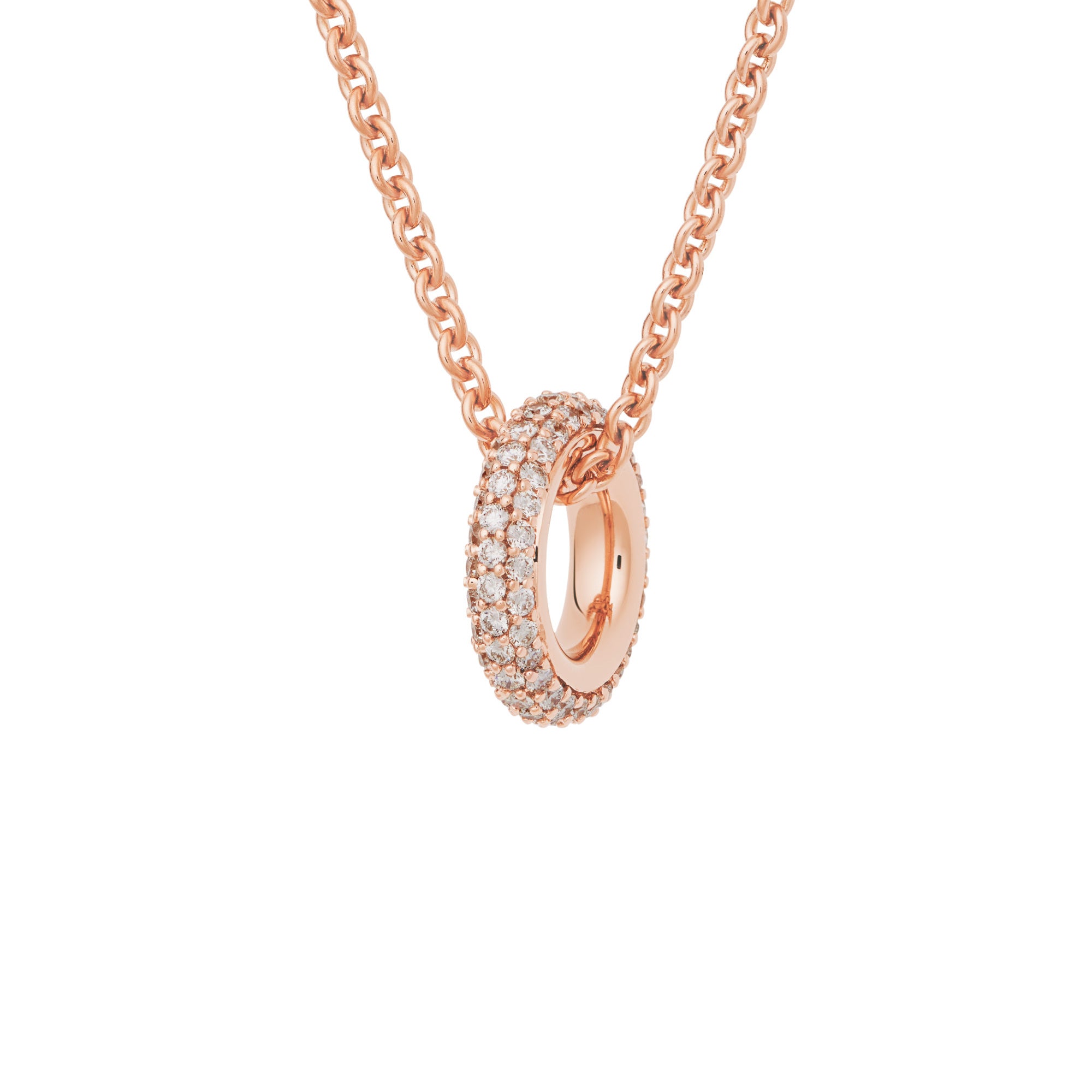 Bron Lux Anhänger (7HR3412BR) aus Roségold mit Diamant