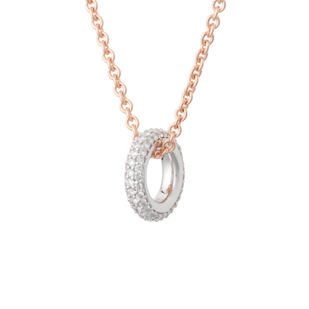 Bron Lux Anhänger (7HW3412BR) aus Roségold mit Diamant