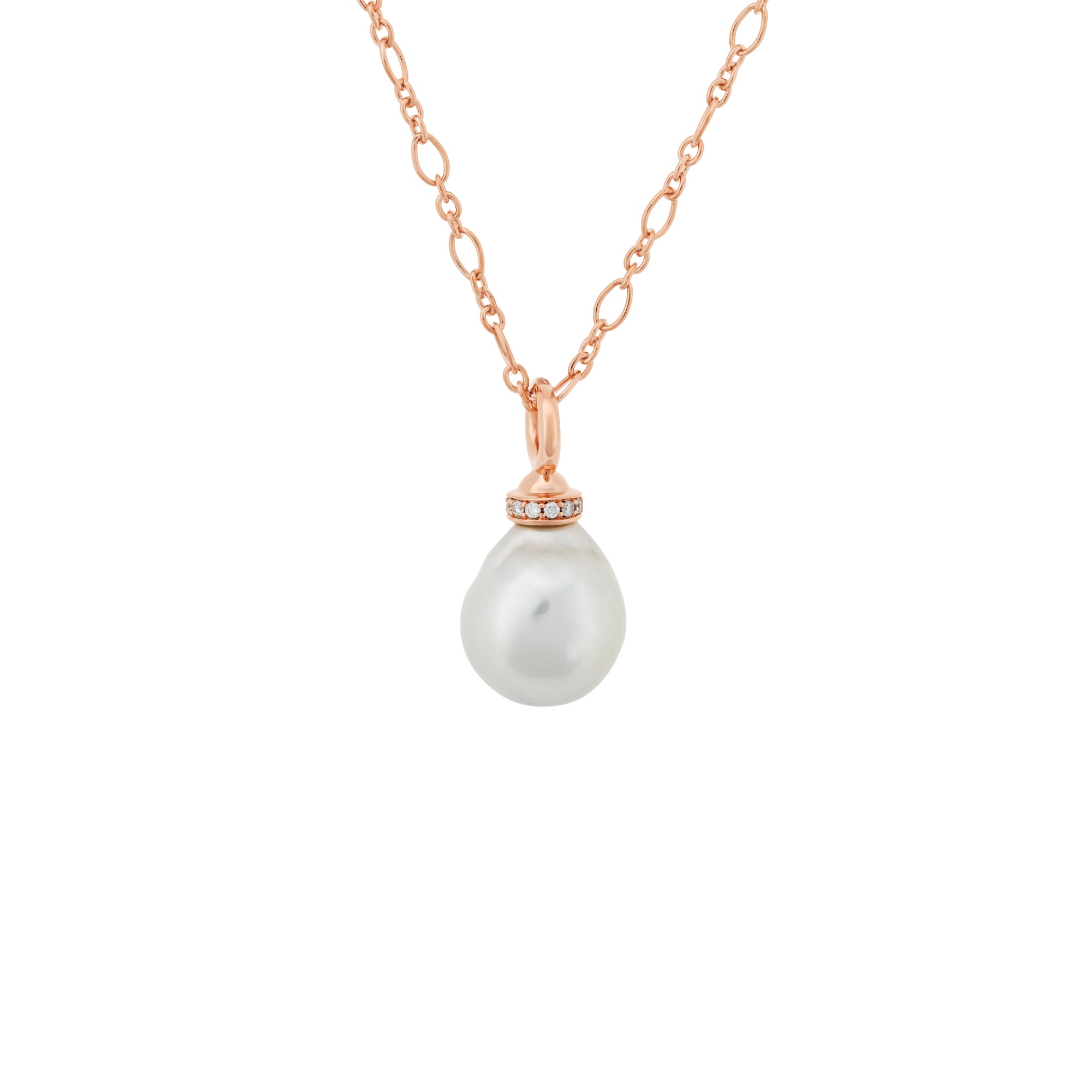 Bron Lux Anhänger (8HR3438ZZB12BR) aus Roségold mit Diamant