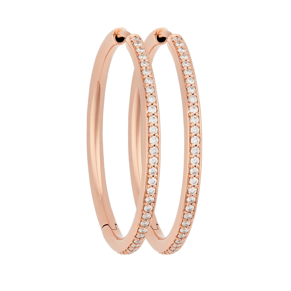 Bron Lux Ohrschmuck (7OR477930BR) aus Roségold mit Diamant