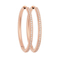 Bron Lux Ohrschmuck (7OR477930BR) aus Roségold mit Diamant