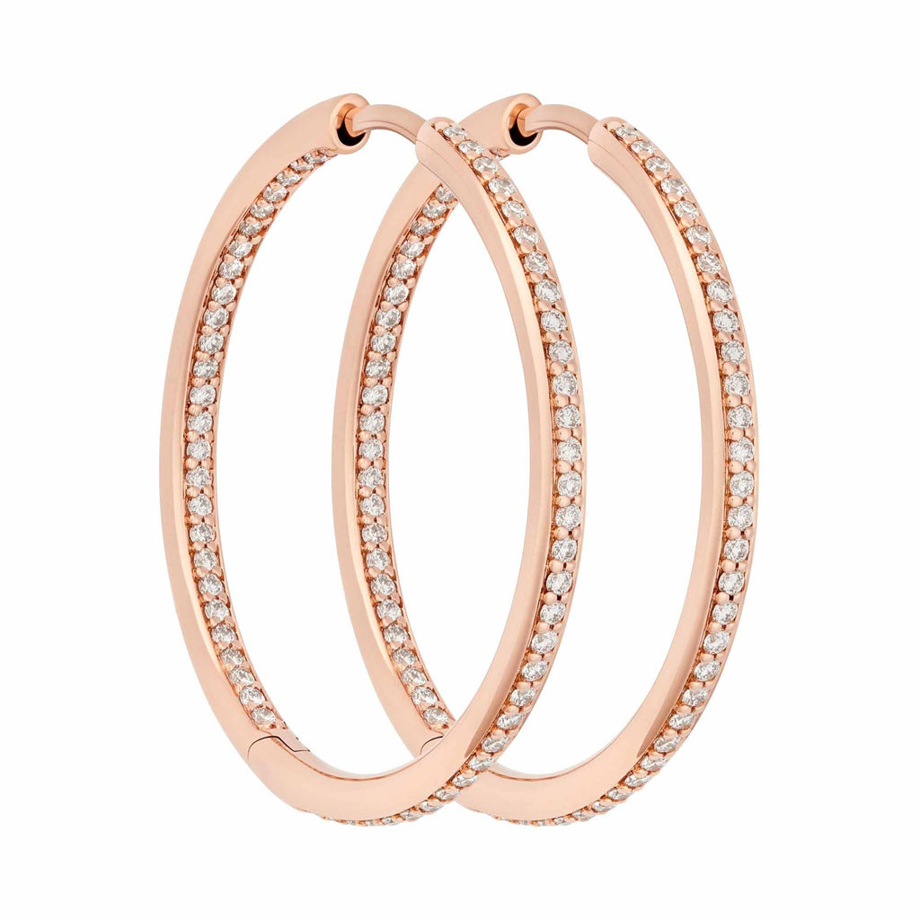 Bron Lux Ohrschmuck (7OR477930BRBR) aus Roségold mit Diamant