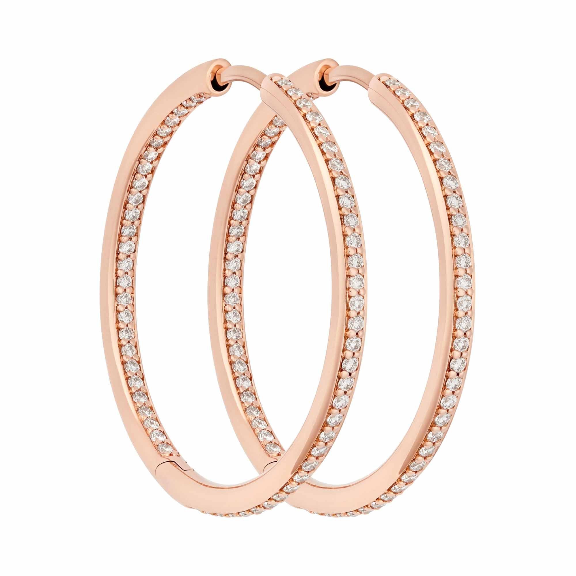Bron Lux Ohrschmuck (7OR477930BRBR) aus Roségold mit Diamant