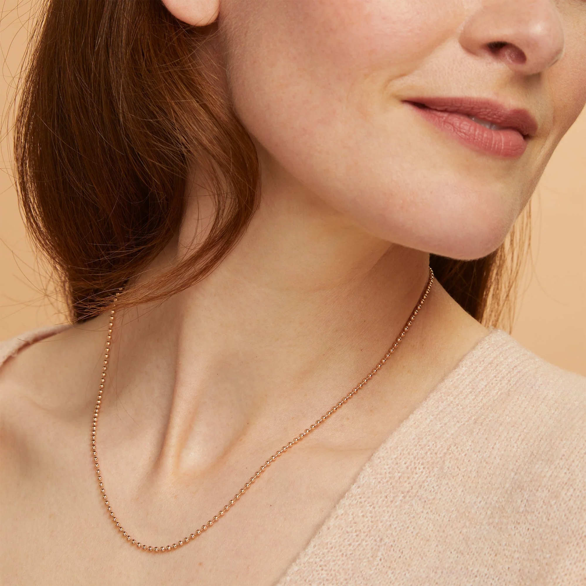Bron Lux Halskette (7CR434670) aus Roségold