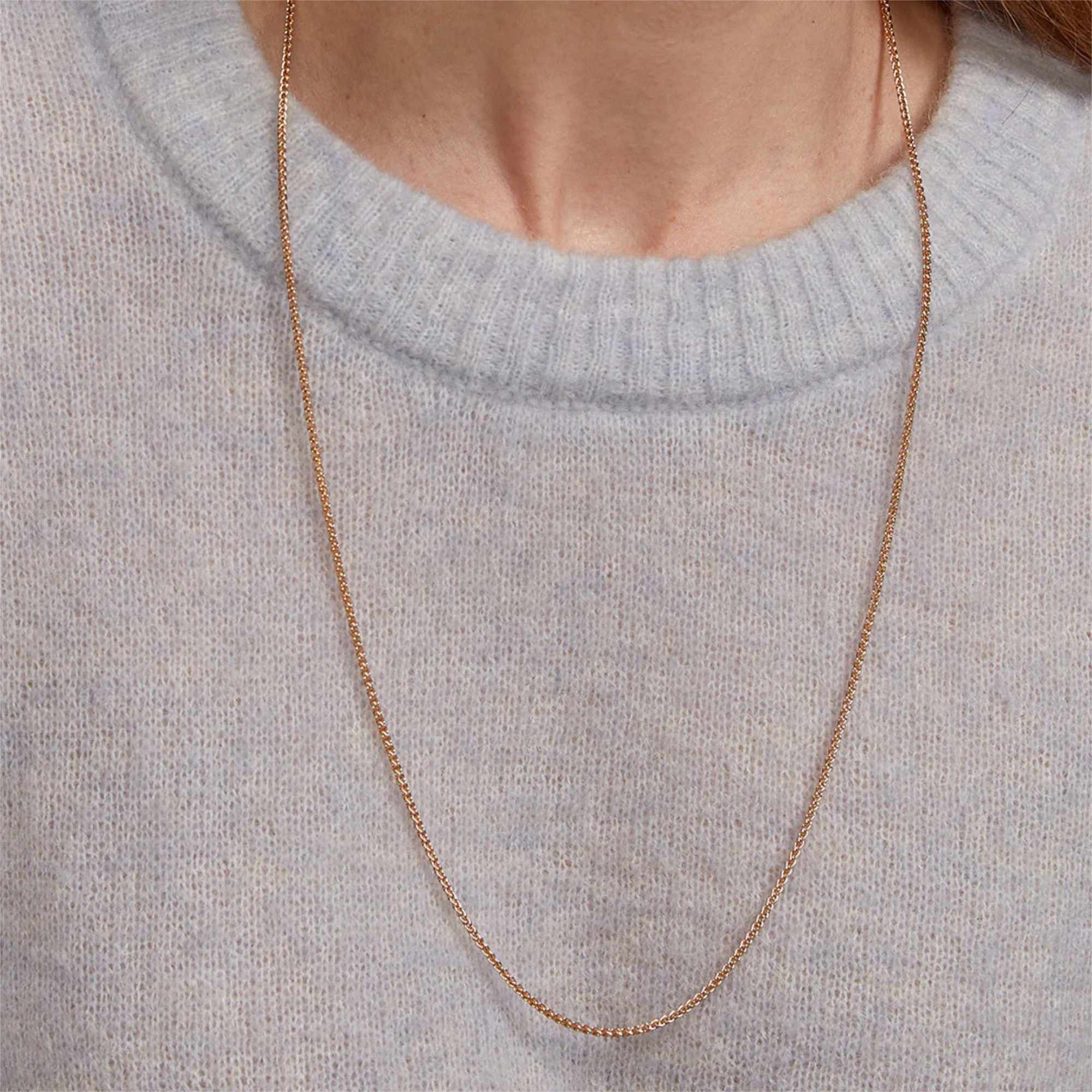 Bron Lux Halskette (7CR444345) aus Roségold