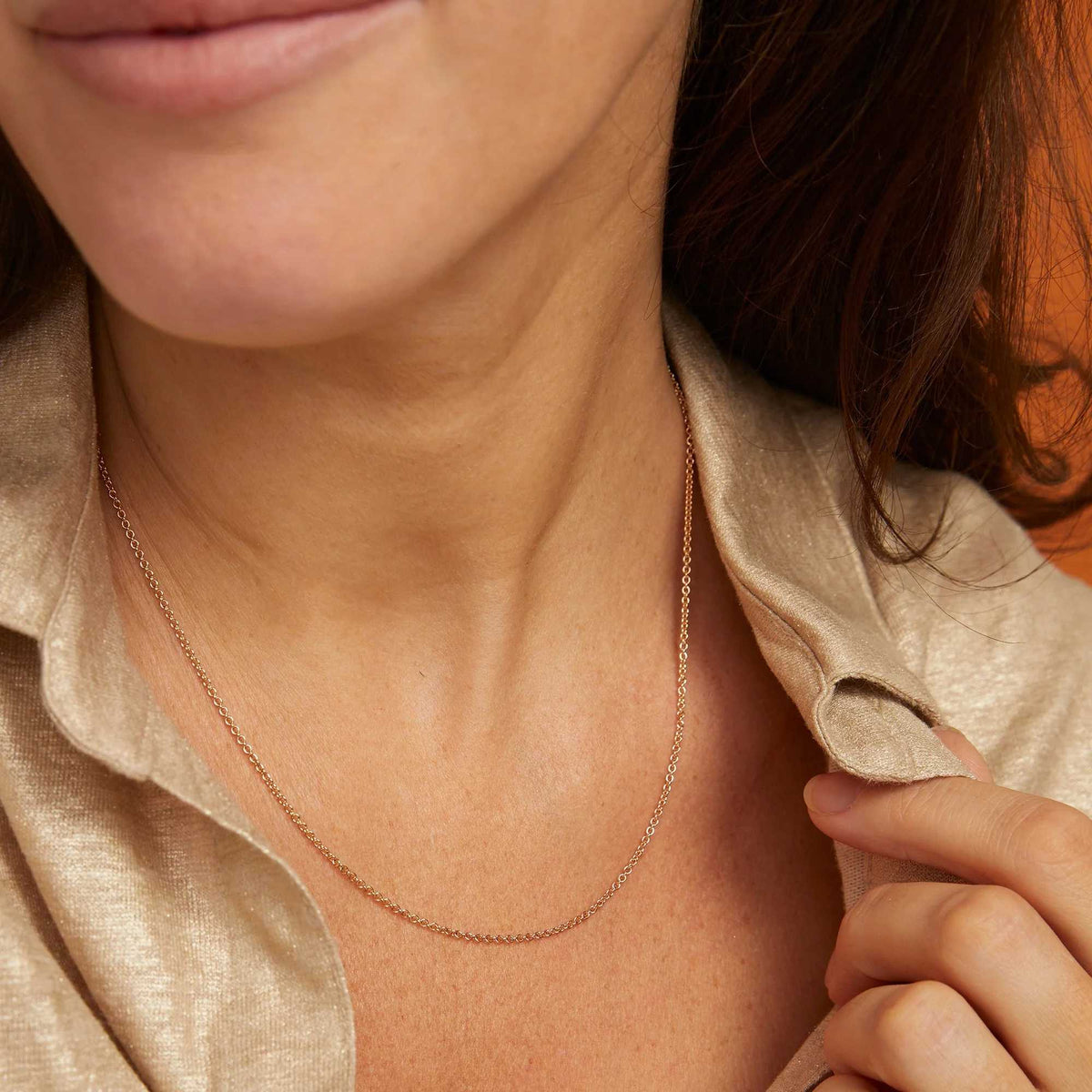 Bron Lux Halskette (7CRRA4042) aus Roségold