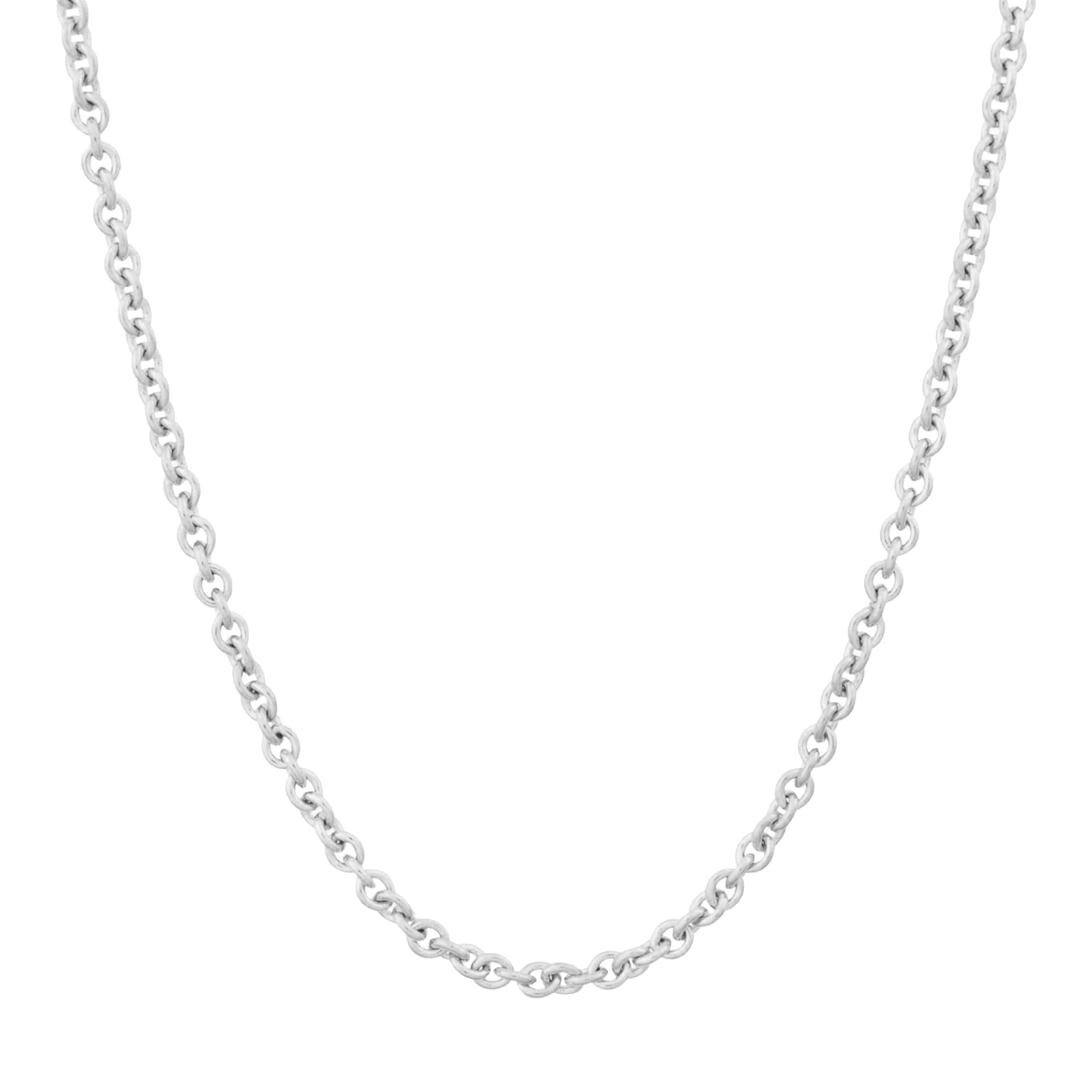 Bron Lux Halskette (7CWRA4045) aus Weißgold