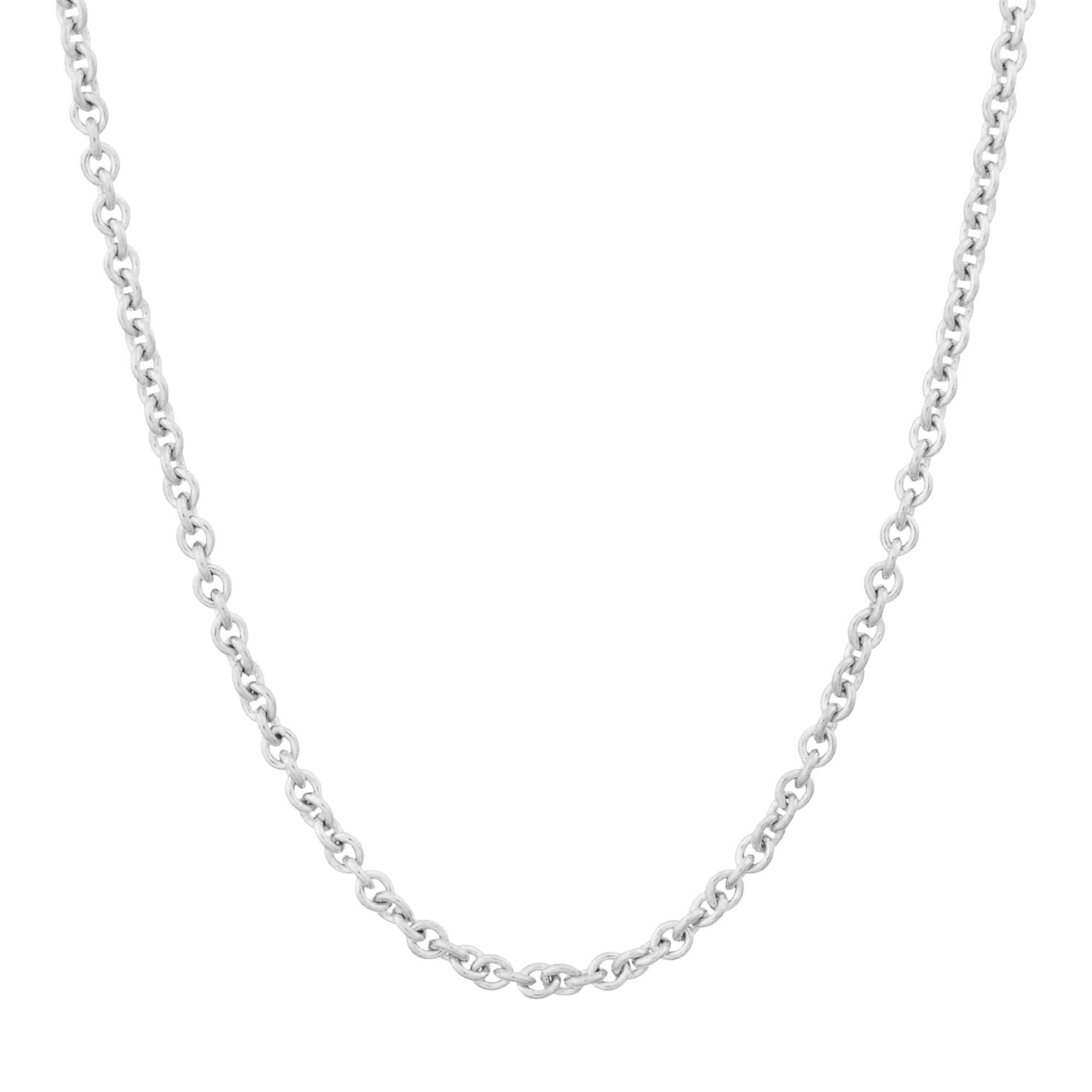 Bron Lux Halskette (7CWRA4070) aus Weißgold