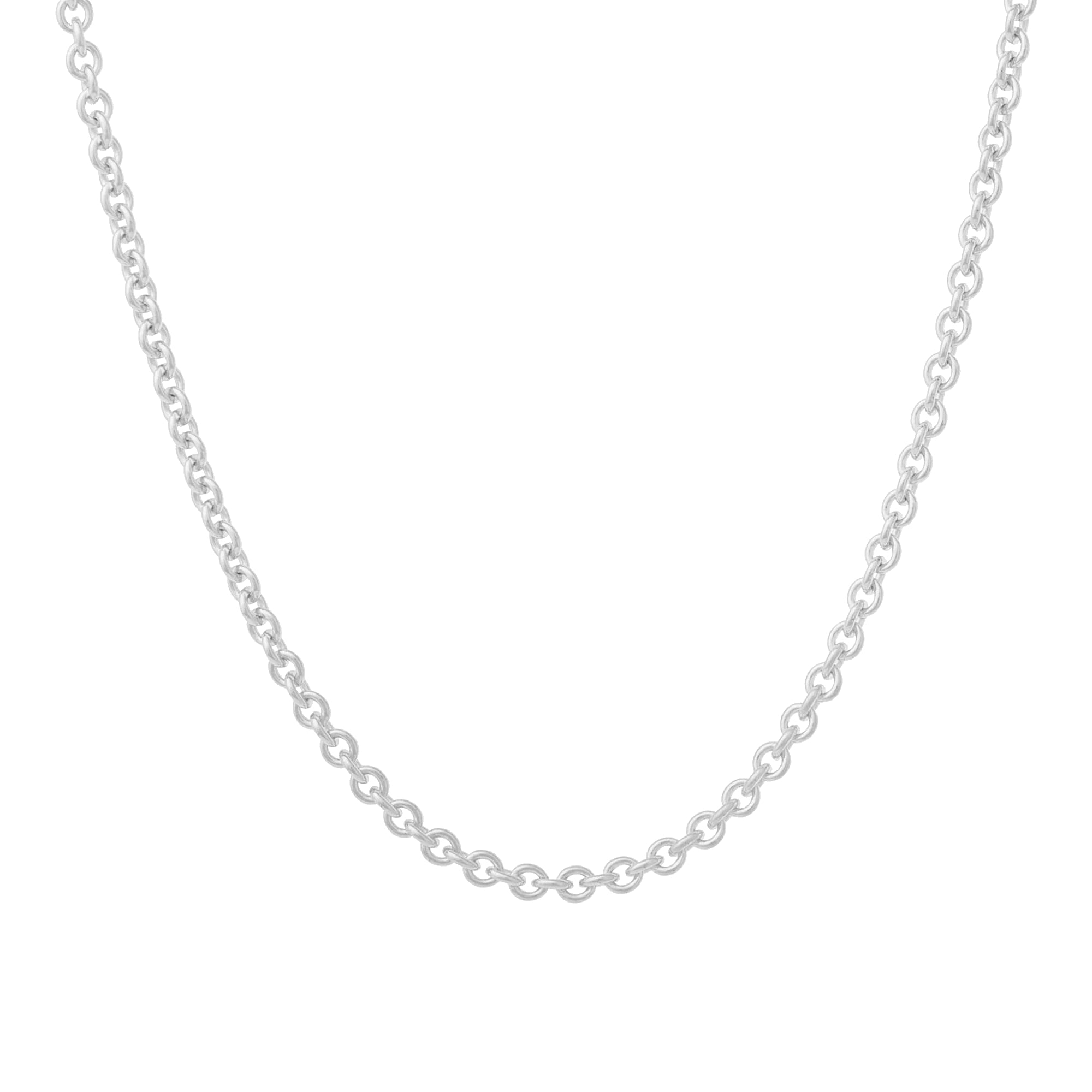 Bron Lux Halskette (7CWRA5060) aus Weißgold