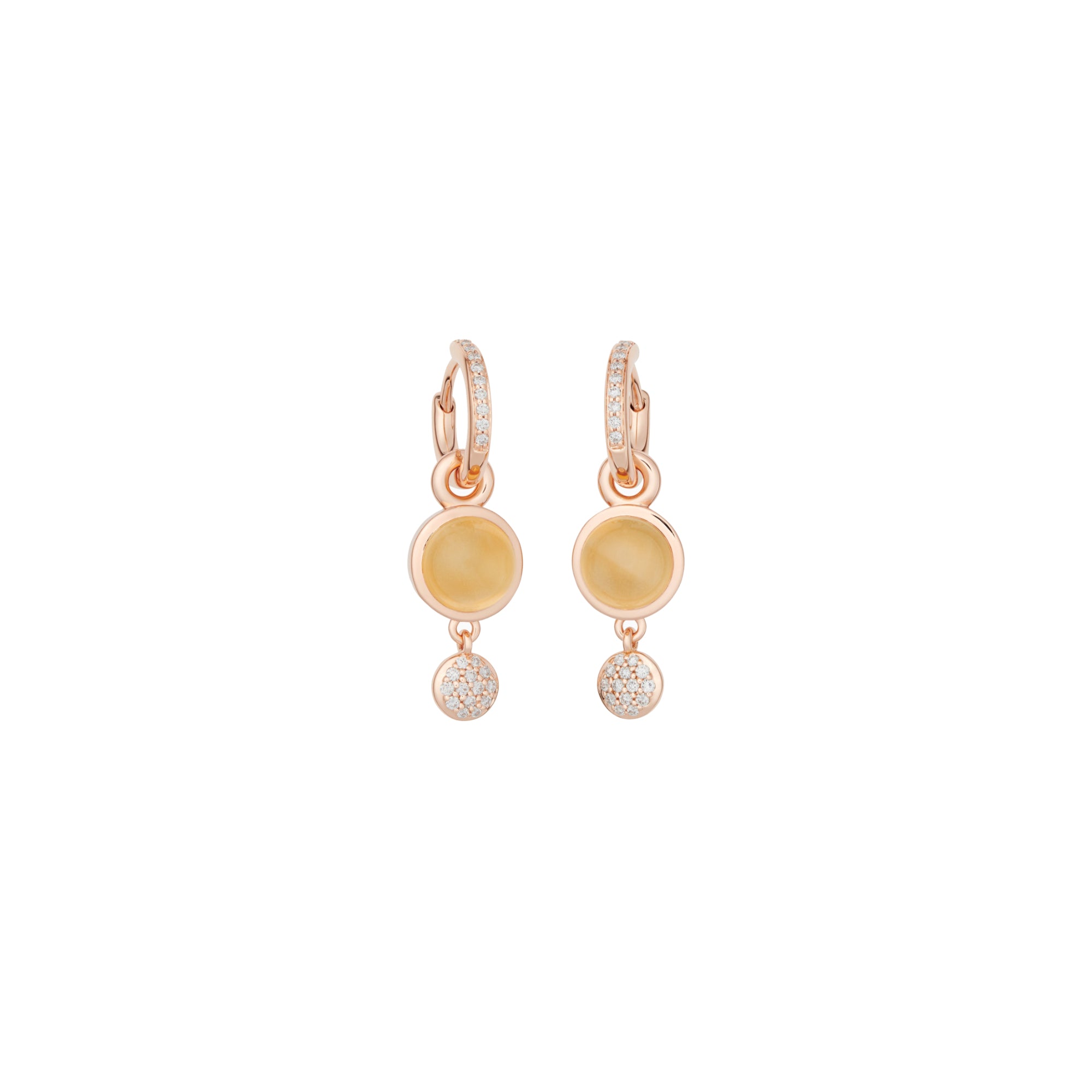 Bron Lux Ohrschmuck (7OR477913BR) aus Roségold mit Diamant