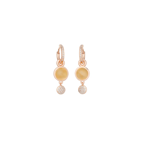 Bron Lux Ohrschmuck (7OR477913BR) aus Roségold mit Diamant