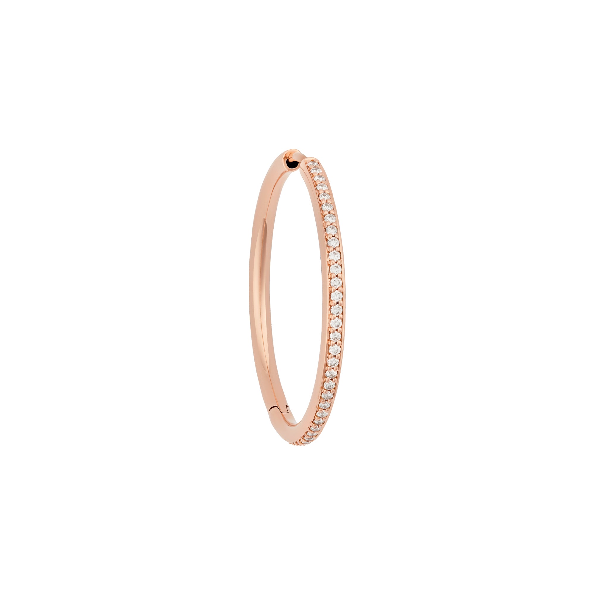 Bron Lux Ohrschmuck (7OR477930BR-single) aus Roségold mit Diamant