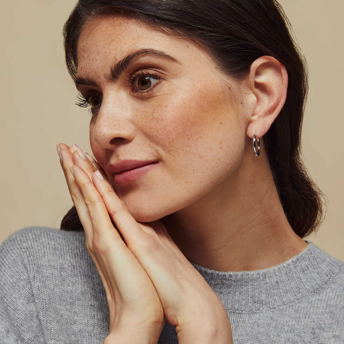 Bron Lux Ohrschmuck (7OW477920) aus Weißgold