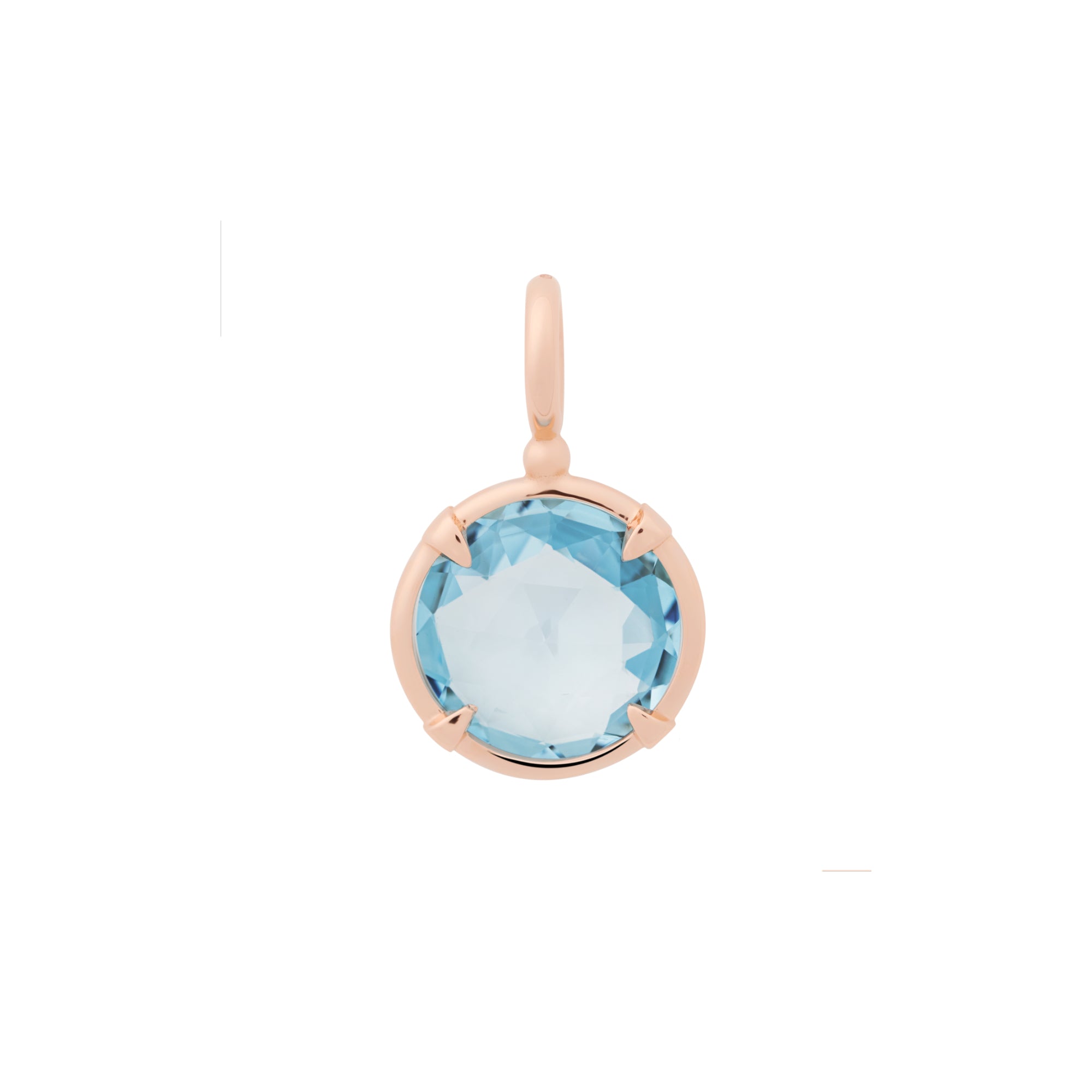 Bron Mira Mira Anhänger (8HR3418BTB) aus Roségold mit Topas