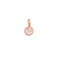 Bron Mira Mira Anhänger (8HR3451RQBBR) aus Roségold mit Diamant und Rosenquarz