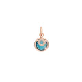 Bron Mira Mira Anhänger (8HR3451TLBBR) aus Roségold mit Diamant und Topas