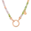 Bron Mira Mira Anhänger mit Halskette - 8CR4448MTBR/45 (45) aus Roségold mit Diamant und Turmalin