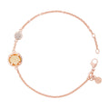 Bron Mira Mira Armband (8AR4011CIBBR) aus Roségold mit Diamant und Citrin