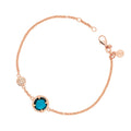 Bron Mira Mira Armband (8AR4011TLBBR) aus Roségold mit Diamant und Topas
