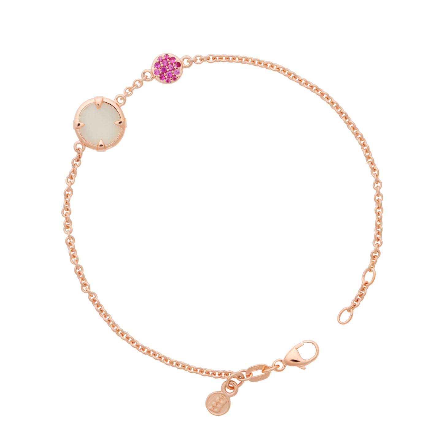 Mira Mira Armband, Roségold • Edelsteine von Bron (8AR4021MWBBRRK2)