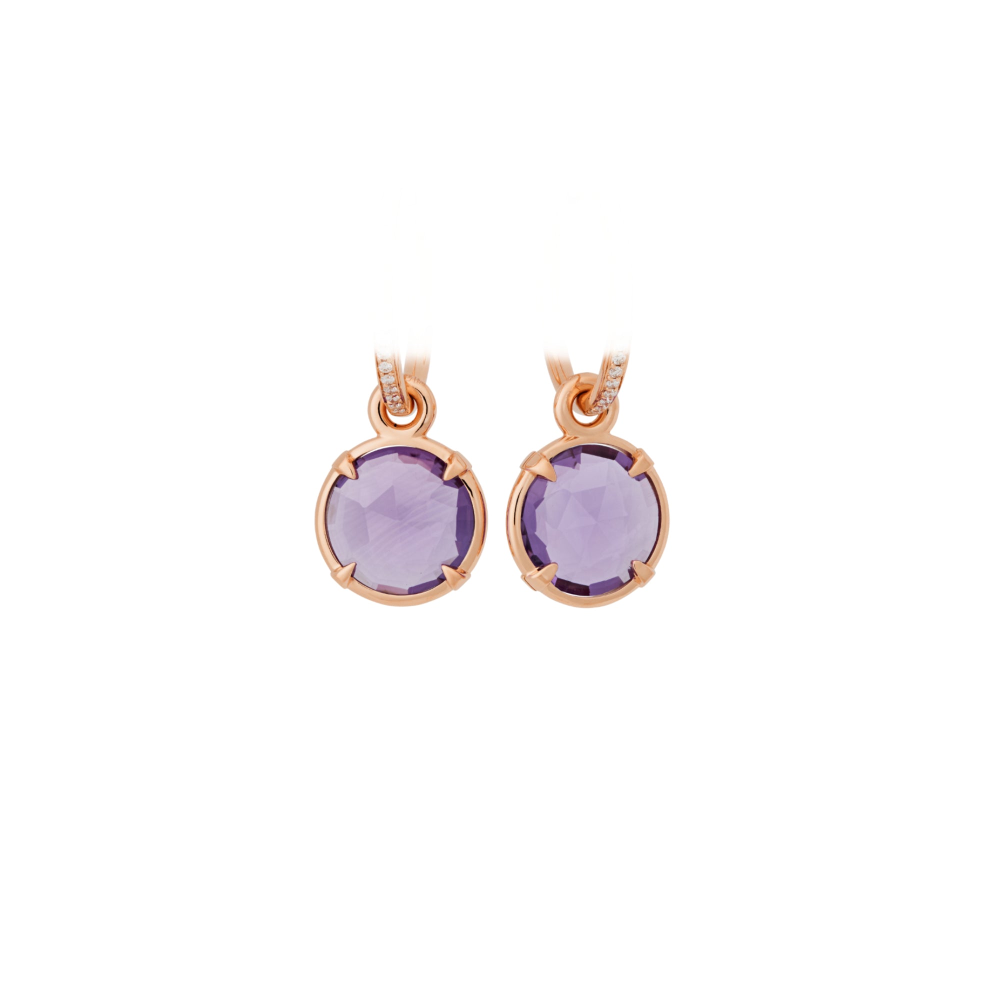 Bron Mira Mira Einhänger (8OR4849AMB) aus Roségold mit Amethyst
