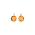 Bron Mira Mira Einhänger (8OR4849CIR) aus Roségold mit Citrin
