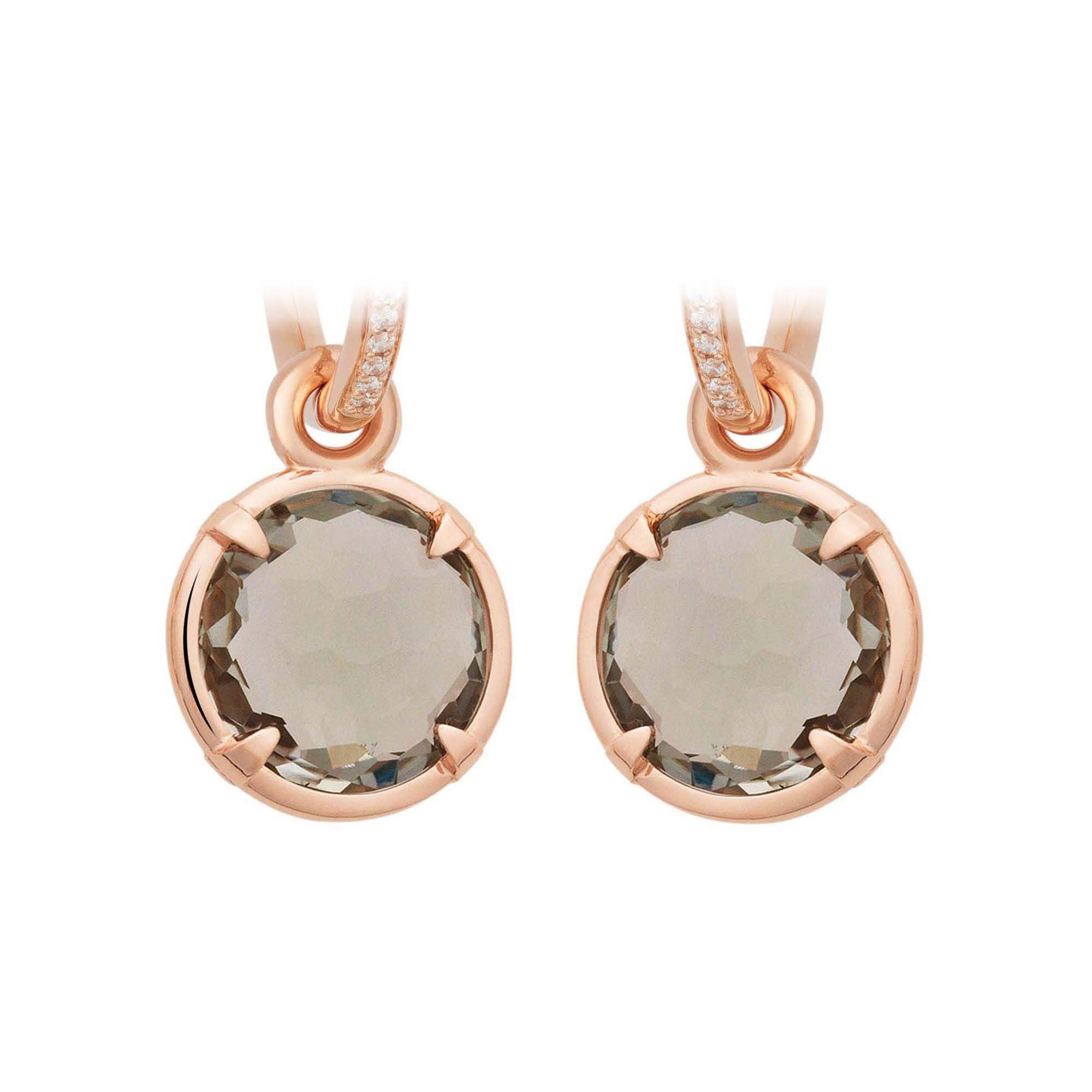 Bron Mira Mira Einhänger (8OR4849LQB) aus Roségold mit Quarz
