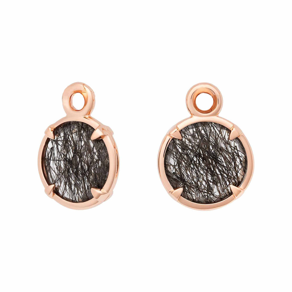 Bron Mira Mira Einhänger (8OR4849QBB) aus Roségold mit Rutilquarz
