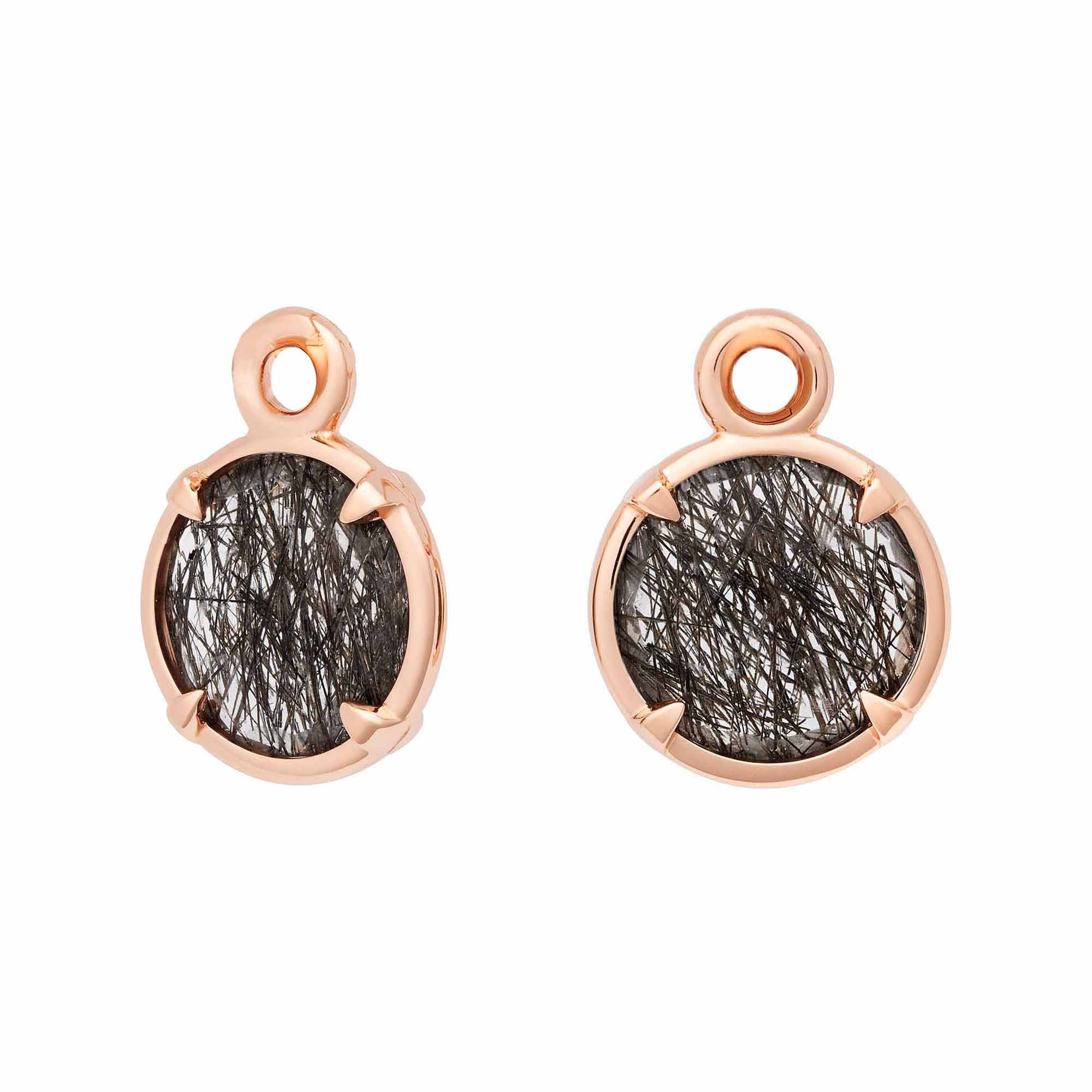 Bron Mira Mira Einhänger (8OR4849QBB) aus Roségold mit Rutilquarz