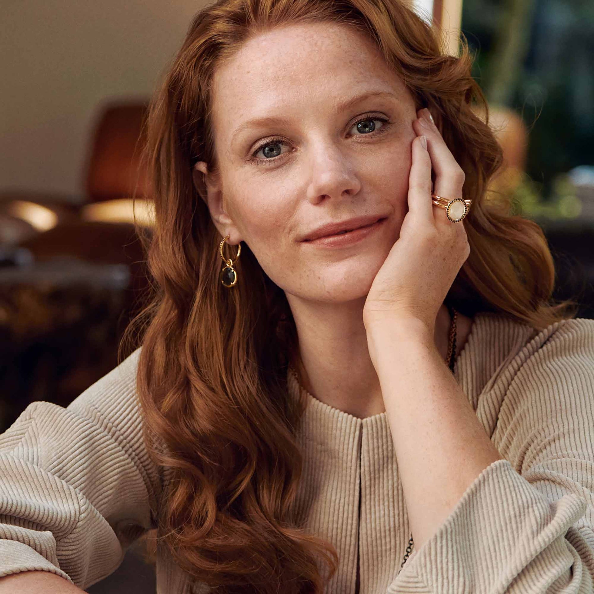 Mira Mira Einhänger, Roségold • Quarz von Bron (8OR4849QBB)